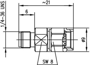 Междусерийный ВЧ адаптер J01155R0095 фотография 2